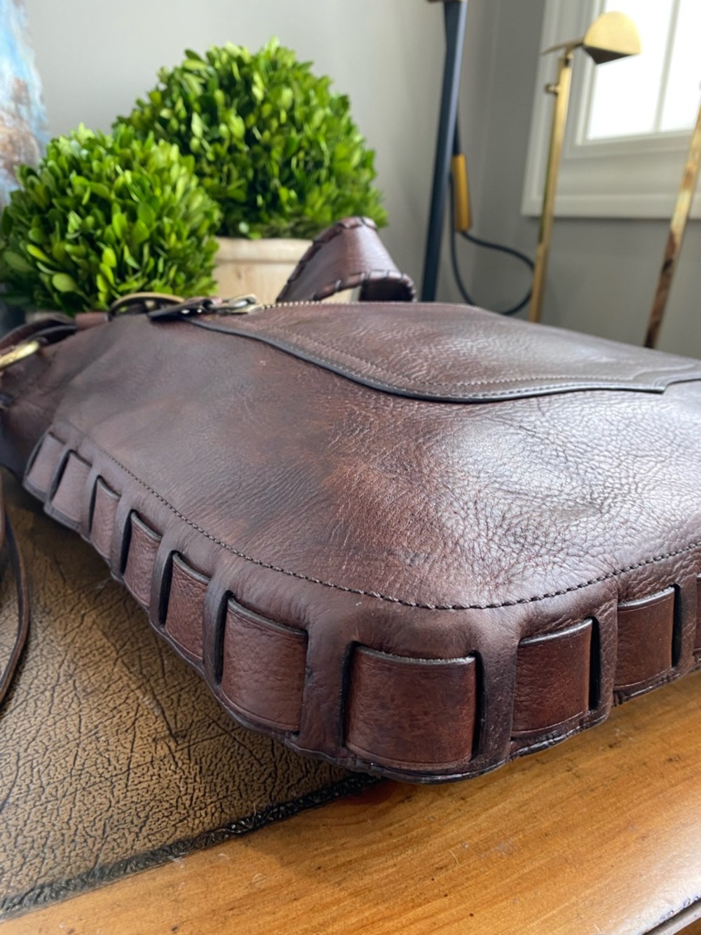 Coach XL Legacy Thompson Tote in Brown - Picture 5 of 17